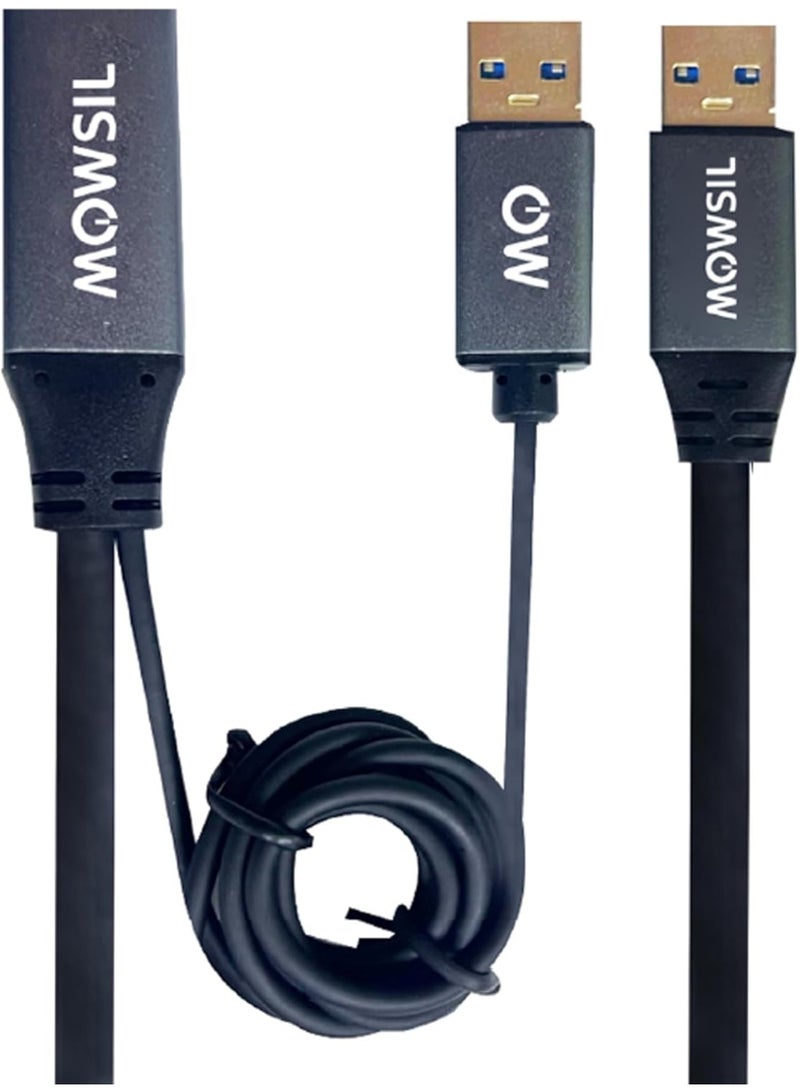 Mowsil USB 3.0 Type-A Male to Female Powered Extension Cable 10M - Image 2