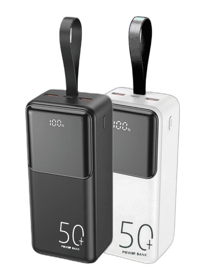 LEVINO Pack of 2 Levino 50000mAh Power Bank – 22.5W Fast Charging, 2 USB & 1 Type-C PD Port, Ideal for Outdoor, Camping & Home Use, Compatible with iPhone 15/14/13/12, Samsung Galaxy S24/S23/S22, iPad & More |  Bundle - Image 1
