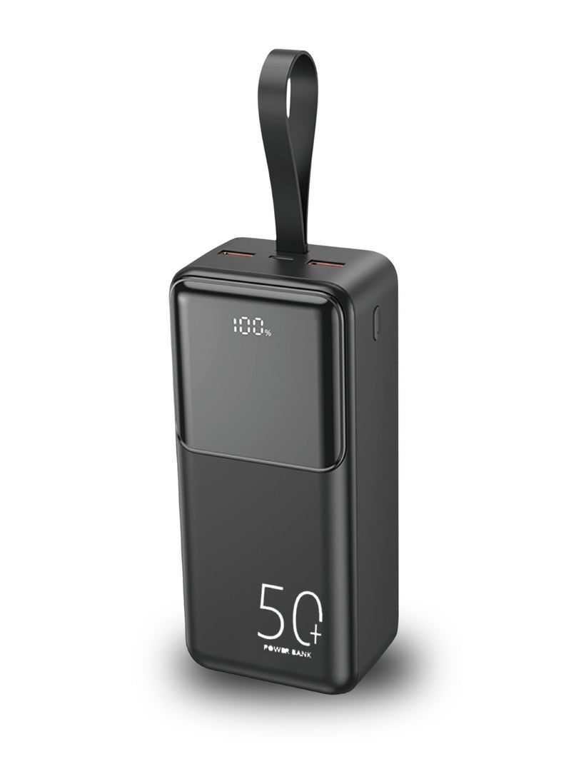 LEVINO Pack of 2 Levino 50000mAh Power Bank – 22.5W Fast Charging, 2 USB & 1 Type-C PD Port, Ideal for Outdoor, Camping & Home Use, Compatible with iPhone 15/14/13/12, Samsung Galaxy S24/S23/S22, iPad & More |  Bundle - Image 2
