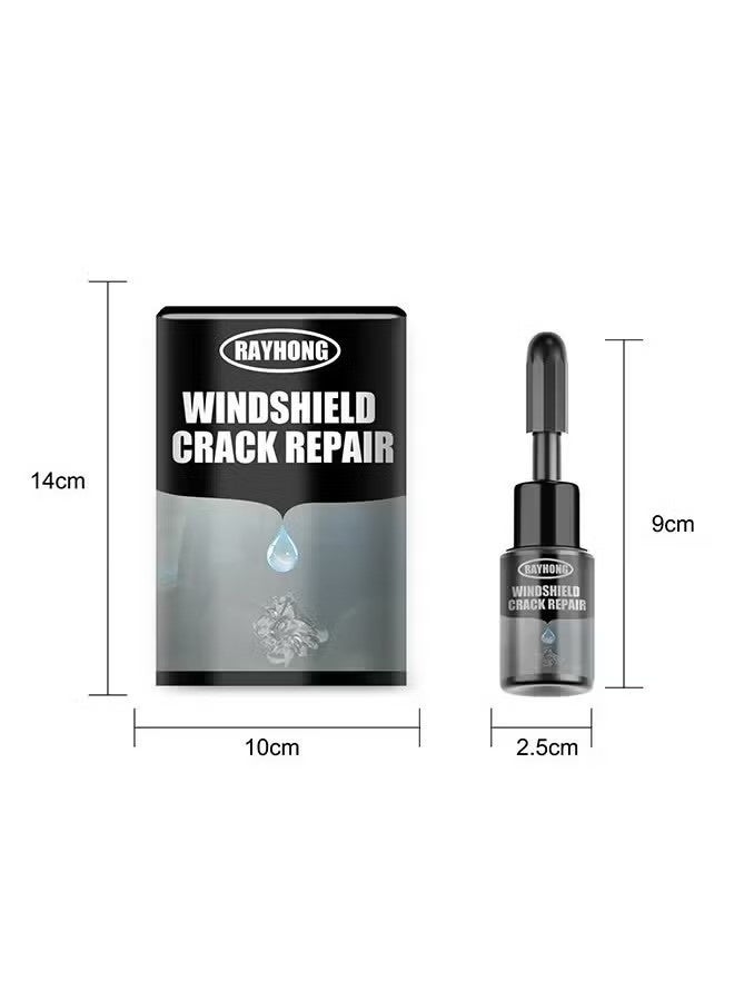 Windshield Crack Repair Kit – Quick Fix Glass Chip & Crack Repair Adhesive | Car Windshield Repair Fluid for Cracks & Chips, Easy to Use - Image 5
