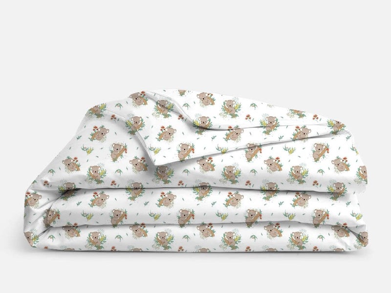 Cottington Lane 100 Microfiber 1 Piece Duvet Cover Zipper Closure Soft Breathable for Comfortable Sleep Wrinkle Free DuvetQuiltRazaiComforter Cover Koala Cuddles Single - Image 5
