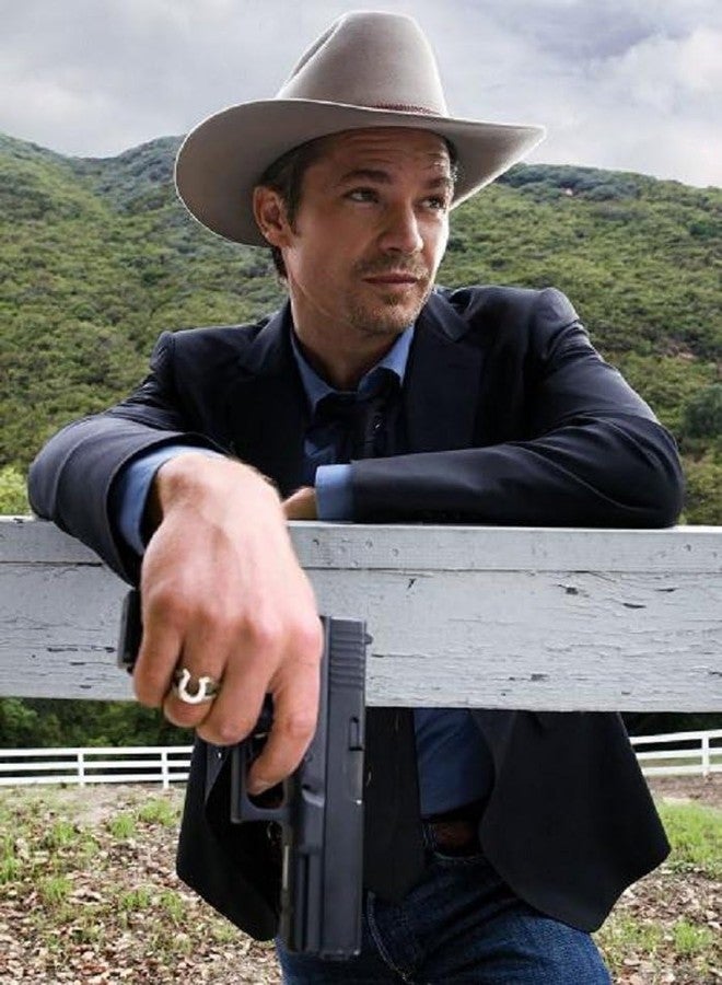 OEM Justified Horseshoe Ring Marshal Raylan Tv Props Replica Stainless Steel (US 11) - Image 4