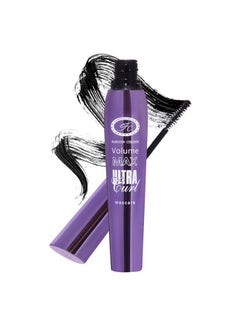 Fashion Colour Volume Max Ultra Curl Mascara Volumizing Lengthening Smudge & Water Resistant Jet Black 8ml  - Image 1