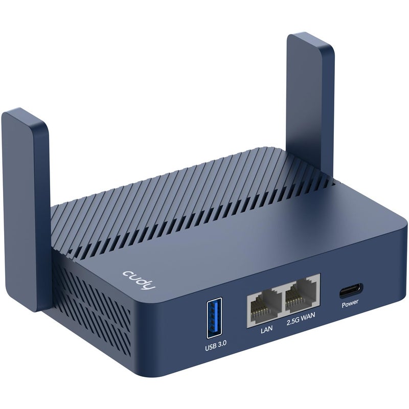 Cudy TR3000 PocketSized WiFi 6 Wireless 25Gb Travel Router WiFi Router OpenVPN Wireguard Connect to Public Hotel WiFi login Page RV - Image 2