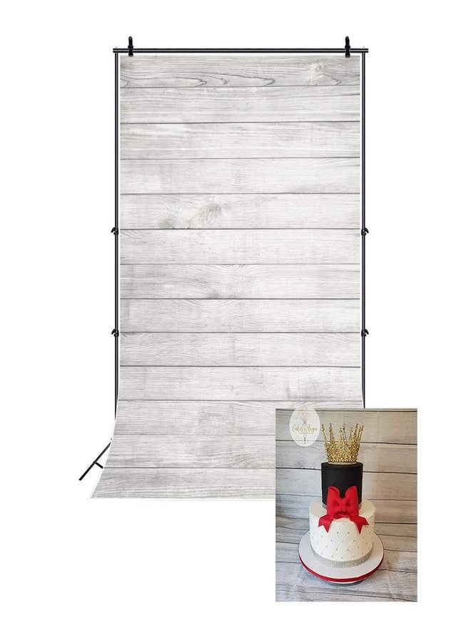 LFEEY 3x5ft Wood Backdrops for Photography Grunge Wood Vintage Worn Wooden Boards Background Seamless Backdrop Gray Wood Photo Backgrounds Wood Wall Wrinkle Free Photography Backdrops Photo Studio - Image 1