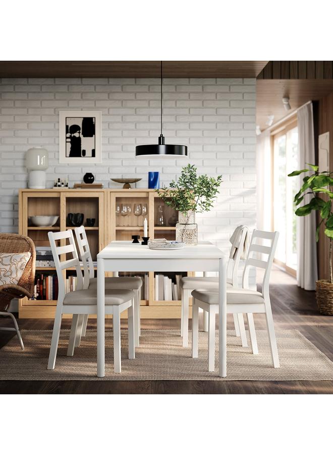 Zaboon Chair, Off-White/Fridtuna Light Beige - Image 3