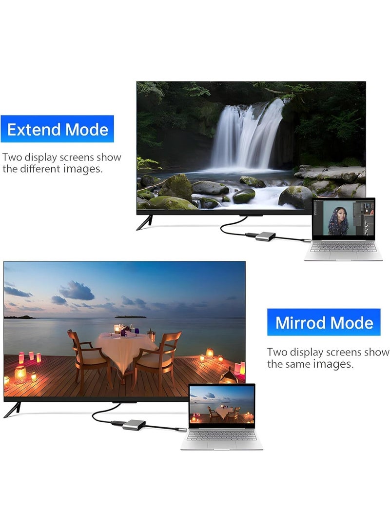 Lemorele 3-In-1 Type C To HDMI, USB C to HDMI Adapter, 3-in-1 HDMI to USB C Hub,3-in-1 USB C Hub Digital AV Multiport Adapter,USB Type C Converter to 4K HDMI,USB 3.0, 100W PD Compatible for MacBook Pro Air iPad Chromebook XPS Acer HP Dell Surface Samsung - Image 5