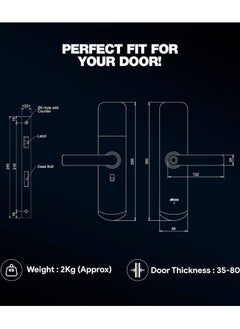 Morphy Eco Smart Digital Door Lock For Wooden Doors | Metal Doors | with Pin Code, RFID Card & Mechanical Key | Mobile App ] Ozolife App  By Ozone India - pzsku/Z7E0EE780FB4274732196Z/45/_/1733481681/c511da62-003f-42e8-9ae7-8fca92090d1f