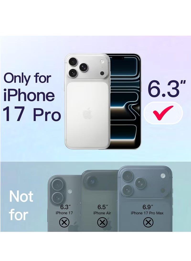 TIGER iPhone 17 Pro Case Liquid Silicone Silky Soft Touch Cover for iPhone 17 Pro 6.3-Inch – Slim Fit Full-Body Shockproof Protection Phone Case with Anti-Scratch Microfiber Lining, Lightweight Non-Slip Matte Finish – Wireless Charging Compatible - Image 2