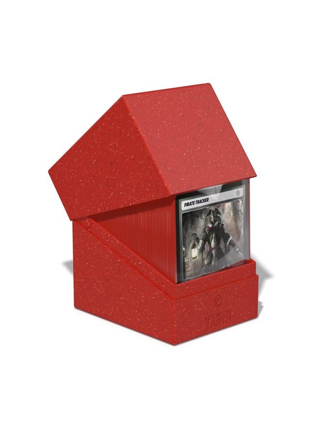 Ultimate Guard RTE Boulder 133+, Deck Case for 133 Double-Sleeved TCG Cards, Red, 87% Renewable, Made in Germany, Secure & Durable Storage - Image 2