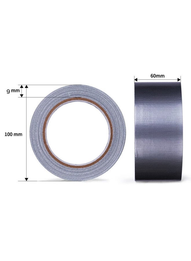 Oumai Strong Cloth Duct Tape Wear-resistant Waterproof Easy Tear Carpet Fixing Tape Pipe Sealing Cloth Duct Tape Gray Extra Wide 60mm*10m 5 Rolls - Image 2