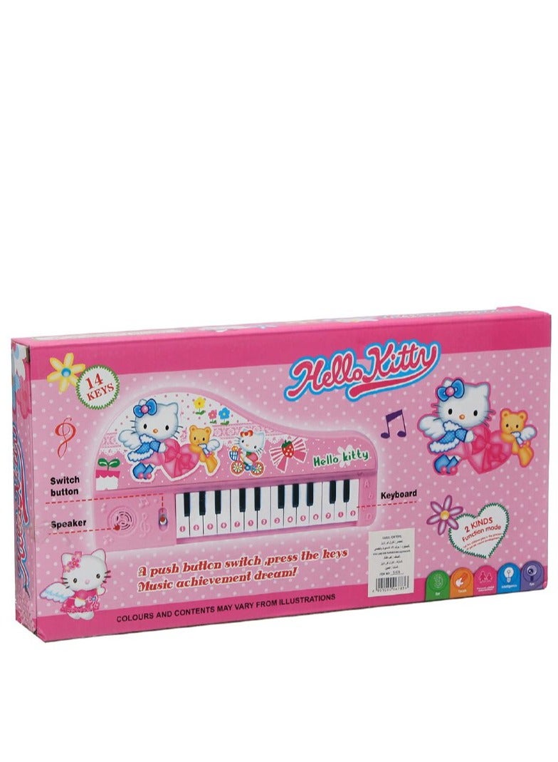 Hello Kitty Fun piano for kids with different designs and randomisation - 14 keys, charming melodies and fun functions! 🎵💖  - Image 1