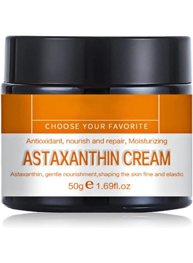 Grospe Astaxanthin Face Cream Anti Aging Moisturizing Quick Absorption Moisturizing Antioxidant Facial Cream Reduce Wrinkles Shrink Pores Skin Care 50G - Image 1