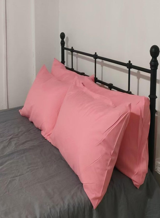 LEISUREWEEK Premium Queen Pillowcases 4 Pack - Pink Standard - Ultra Soft 1800 Thread Count Microfiber- Double Brushed - Allergies Free - Wrinkle Resistant Pillowcase - Image 5