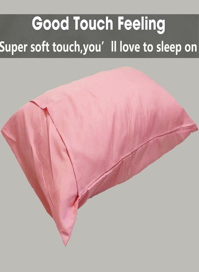 LEISUREWEEK Premium Queen Pillowcases 4 Pack - Pink Standard - Ultra Soft 1800 Thread Count Microfiber- Double Brushed - Allergies Free - Wrinkle Resistant Pillowcase - Image 2