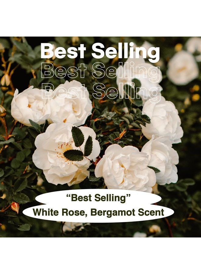 عطر الشعر ورذاذ الجسم، بخاخ برائحة الورد الأبيض والليلك، عطر يدوم طويلاً للنساء، 3.4 أونصة سائلة