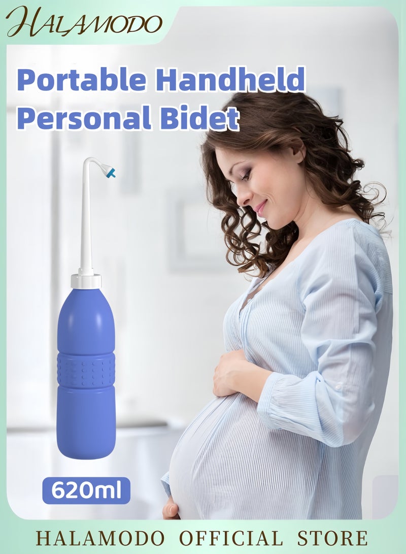 HALAMODO Portable Breeze Handy Personal Bidet Sprayer Blue 450ml - Image 1