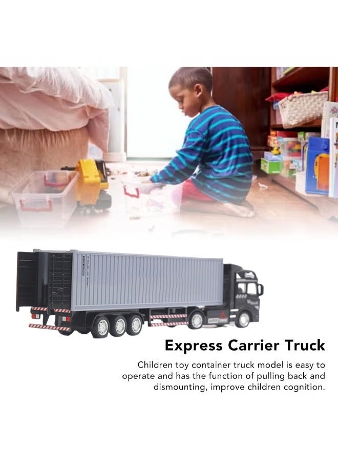 Toy Container Truck Truck Model Simulation Detachable Alloy Container Truck Toy Transport Truck Children Car Toys Gift for Kids Toddlers for 3 4 5 6 Years  - Image 4