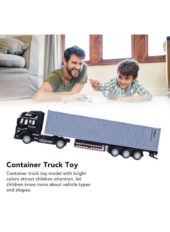 Toy Container Truck Truck Model Simulation Detachable Alloy Container Truck Toy Transport Truck Children Car Toys Gift for Kids Toddlers for 3 4 5 6 Years  - Image 5