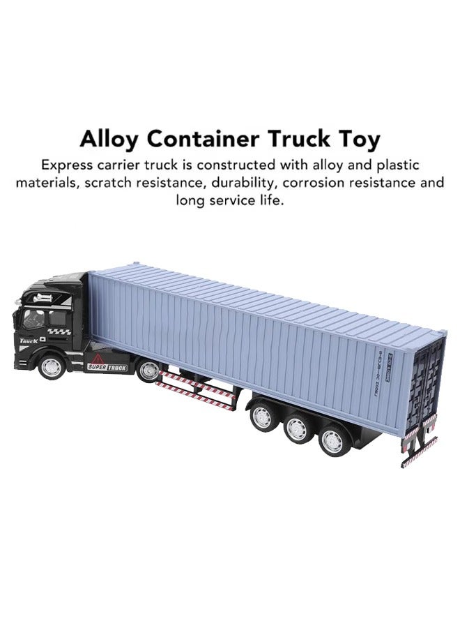 Toy Container Truck Truck Model Simulation Detachable Alloy Container Truck Toy Transport Truck Children Car Toys Gift for Kids Toddlers for 3 4 5 6 Years  - Image 3