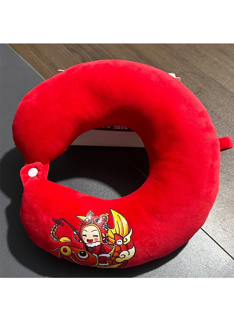 Arabest Wholesale U-shaped pillow custom logo office lunch break pillow neck pillow travel neck pillow aircraft car U-shaped pillow  - Image 1