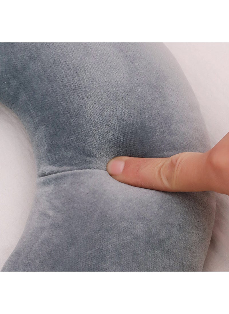 Arabest Wholesale U-shaped pillow custom logo office lunch break pillow neck pillow travel neck pillow aircraft car U-shaped pillow  - Image 4