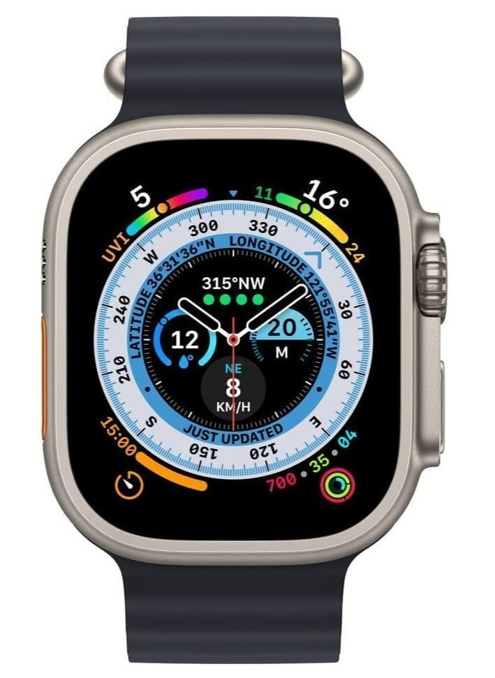 ELTRAZONE - New S8 Ultra Max Smartwatch Series 8 S8 Smart Watch Ultra AI Voice Smart Watch 2.0inch Bluetooth Call Wriless Charging Watch 8 Ultra - Image 1