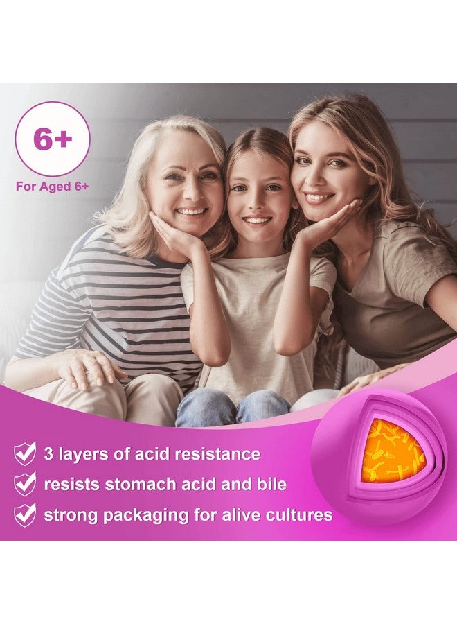 ZEBORA Probiotics for Women Digestive Health, Prebiotics and Probiotics with 60 Billion for Immune Support and Gut Health, Gluten & Soy Free, 90 Tablets - Image 3