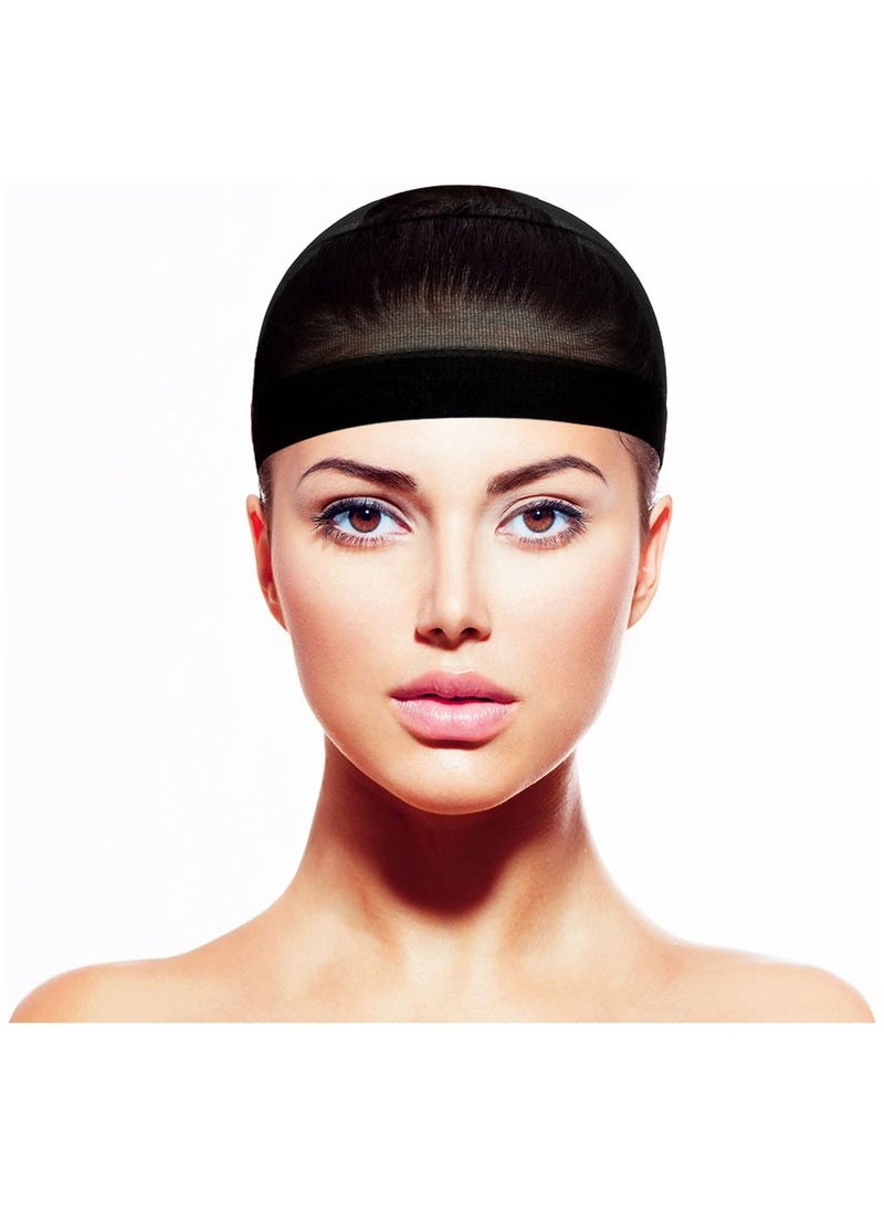 Estelle 12 Pack Nylon Wig Caps for Women and Men Black, Natural Beige and Light Brown - Image 4
