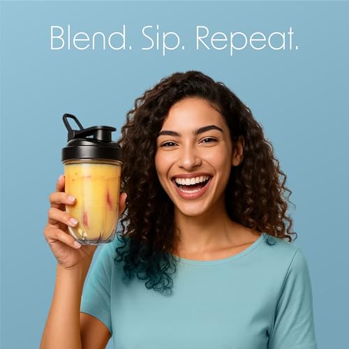 Cellecor Nutrispin 400W Nutri-Blender | 400W Personal Smoothie Blender with 23000 RPM | 2 Durable Jars | 6-Leaf Blade | Compact Juicer Mixer Grinder | Anti-Rust Titanium Alloy Blade | 2 Yrs Warranty - Image 2