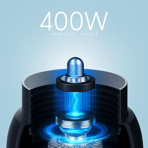 Cellecor Nutrispin 400W Nutri-Blender | 400W Personal Smoothie Blender with 23000 RPM | 2 Durable Jars | 6-Leaf Blade | Compact Juicer Mixer Grinder | Anti-Rust Titanium Alloy Blade | 2 Yrs Warranty - Image 4