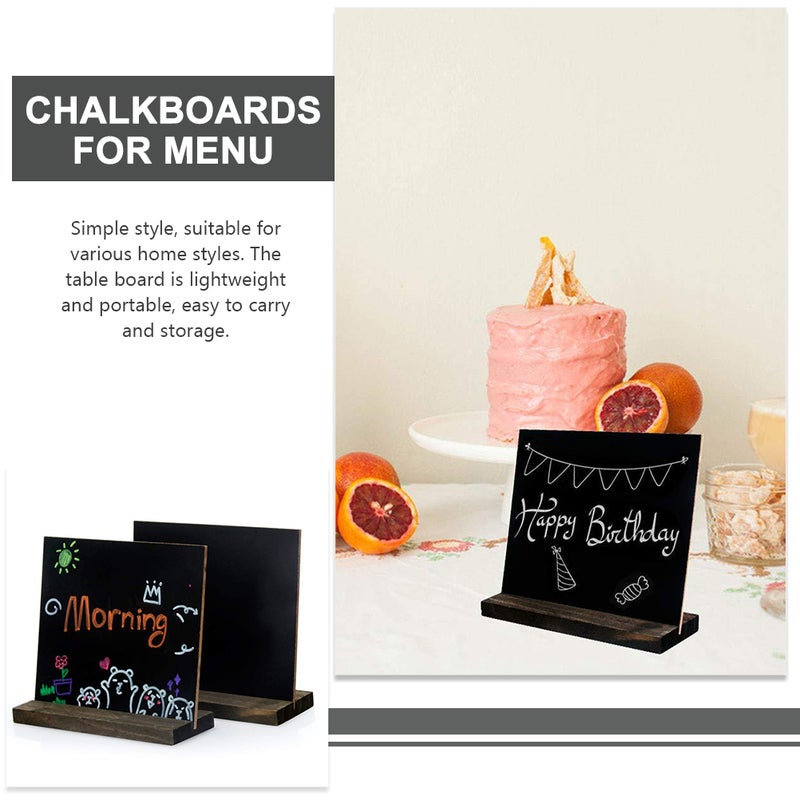 3pcs Chalkboard Signs Labels Parties Buffets Small Chalkboard Signs Message - Image 2