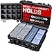Turokacase Graded Card Case Storage Box Extra Large Trading Card Storage Box with 8 Adjustable Dividers Baseball Sports Card Storage Case Fits PSA BGS SGC Toploaders Magnetic Holders - Image 3