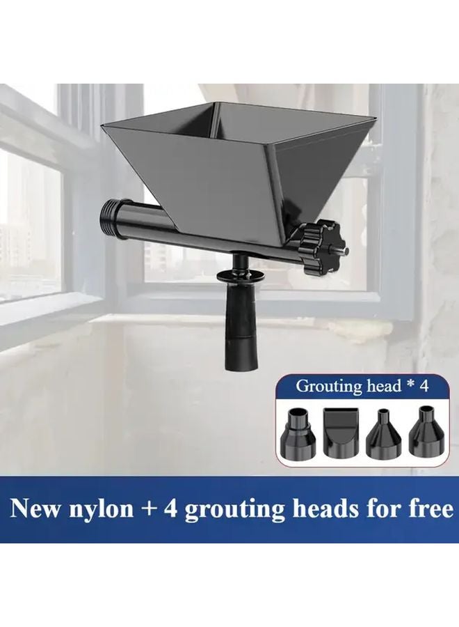 Multifunctional Cement Grouting Gun Carbon Steel Material Nylon Model With Enlarged Case 4 Gun Nozzles - Image 1
