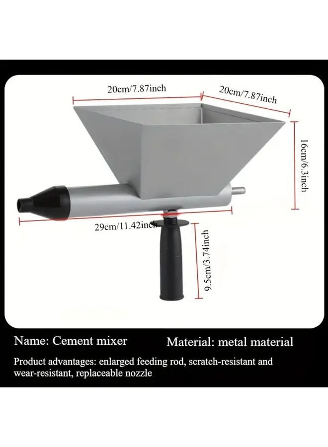 Multifunctional Cement Grouting Gun Carbon Steel Material Nylon Model With Enlarged Case 4 Gun Nozzles - Image 4