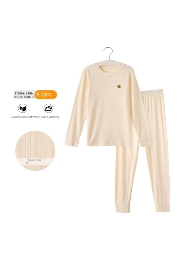 Children's Autumn Set Thin Boys Modal Kids Wear Class A Girls Baby Pajamas Parent-child Base Layer Underwear Homewear