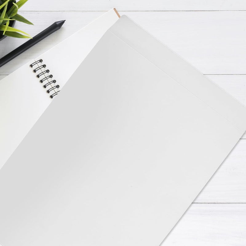 أظرف نقدية لاصقة ABOOFAN 20 قطعة، حجم 30.4x22.9 سم، وزن 140 جرام، ورق سميك أبيض مع شريط لاصق ثنائي الوجه، لتخزين النقود والمجوهرات، مناسبة للمكتب والمنزل - Image 5