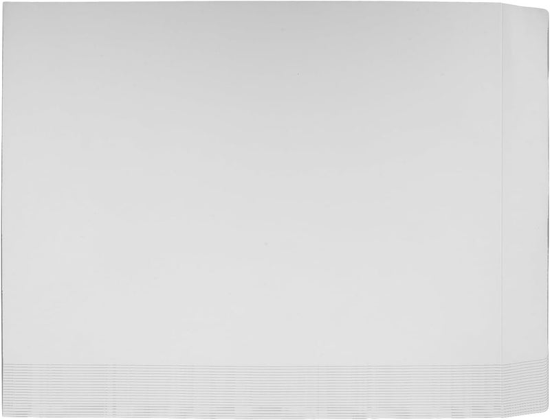 أظرف نقدية لاصقة ABOOFAN 20 قطعة، حجم 30.4x22.9 سم، وزن 140 جرام، ورق سميك أبيض مع شريط لاصق ثنائي الوجه، لتخزين النقود والمجوهرات، مناسبة للمكتب والمنزل - Image 1
