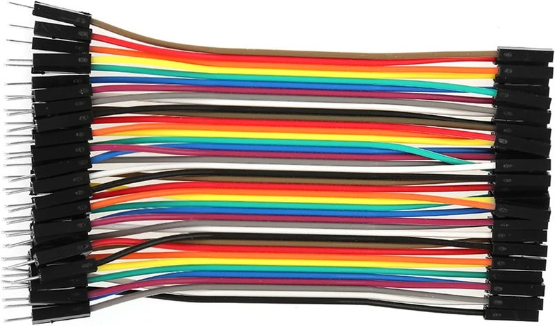 Haofy 3pcs 40pin Jumper Wires Kit, 10cm Ribbon Cables Separable into Single Wires, 10 Colors, with Male to Female Male to Female, for Breadboard Construction Repair - Image 4