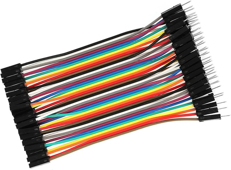 Haofy 3pcs 40pin Jumper Wires Kit, 10cm Ribbon Cables Separable into Single Wires, 10 Colors, with Male to Female Male to Female, for Breadboard Construction Repair - Image 2