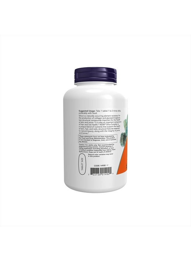 now Supplements, Silica Complex with Horsetail Extract, Supports Hair, Skin and Nail Health*, Structural Support*, 180 Tablets - Image 3