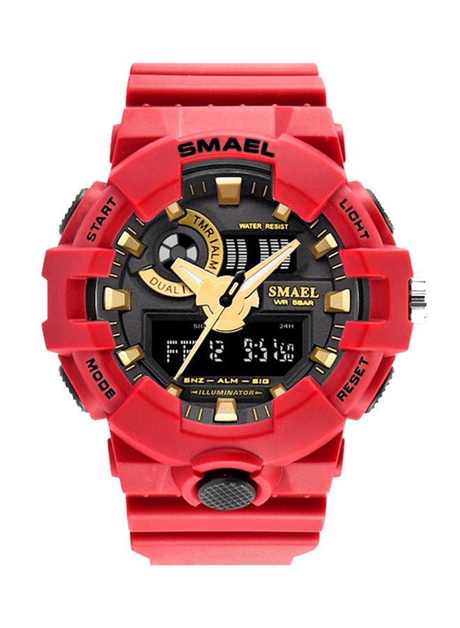 Men's Water Resistant Analog/Digital Watch WS1642-8