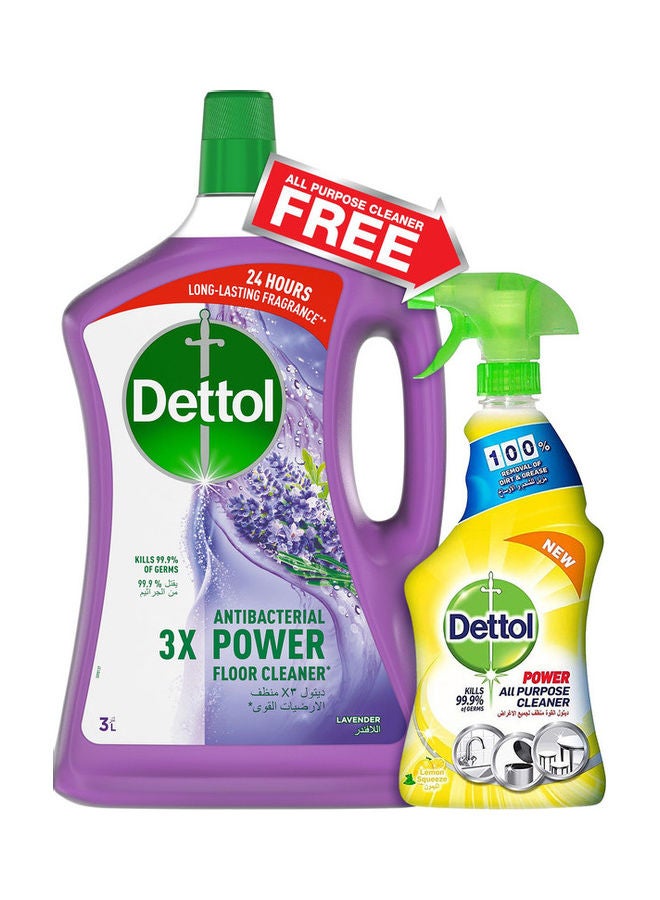 Multi Cleaner Lavender With Power All Purpose Spray Lemon Multicolour