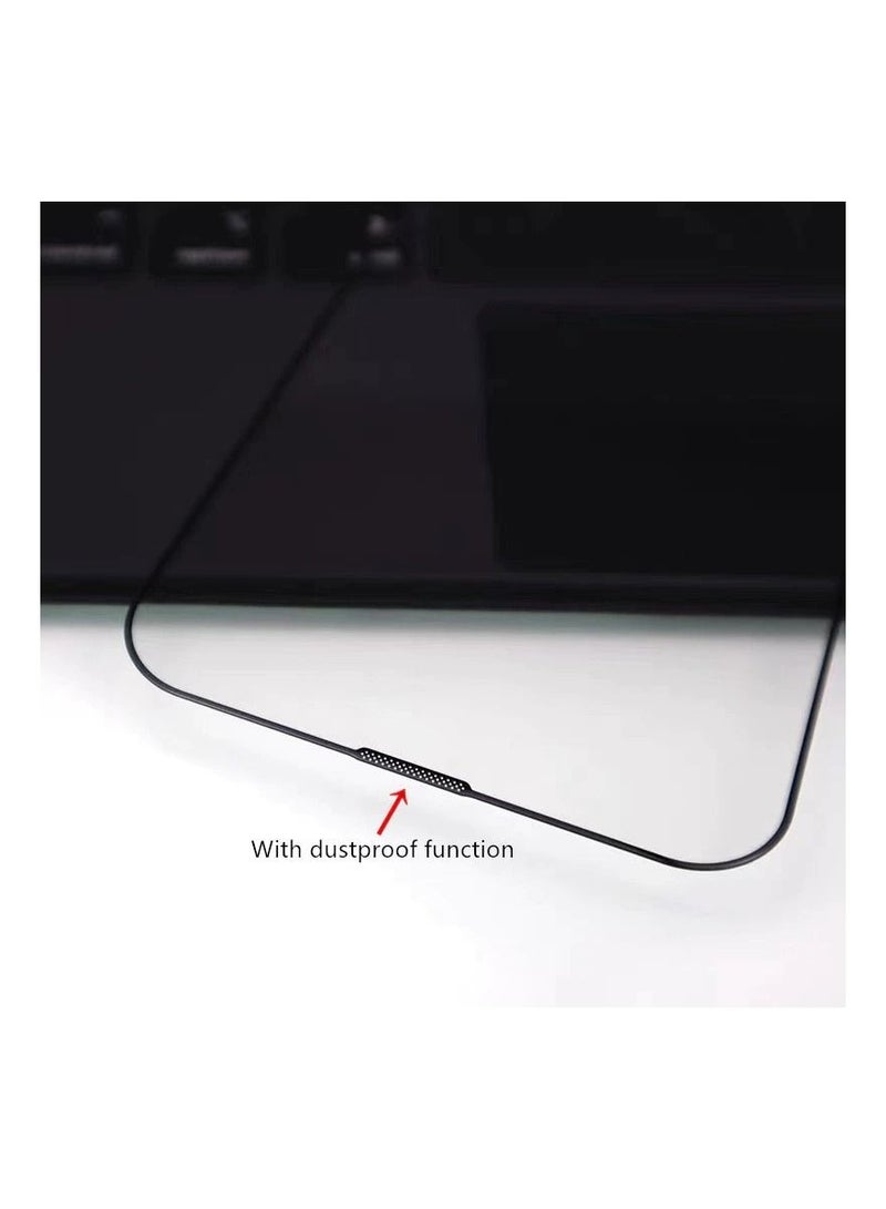 Captaintech Screen Protector iPhone 14 Pro Max High Quality Tempered Glass Screen Protector for iPhone 14 Pro Max 6.7" Black/Clear - Image 3