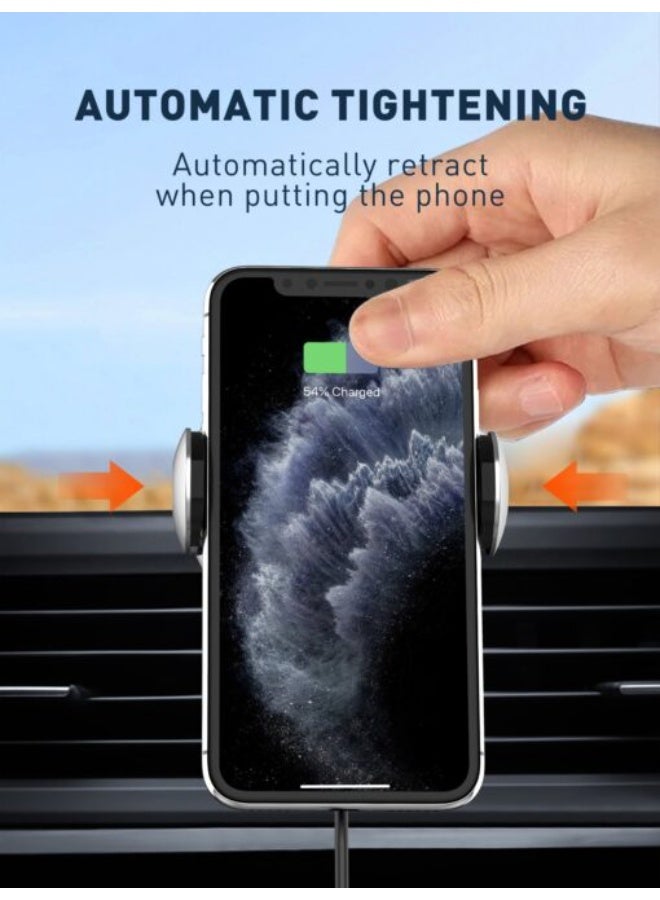 LDNIO MA-02 Automatic Car Holder with 10W Wireless Charger. - Image 4