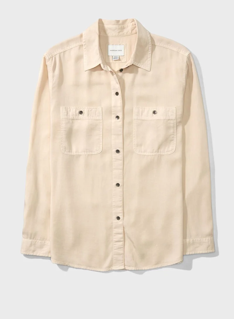 امريكان ايجل Pocket Detail Button Down Shirt