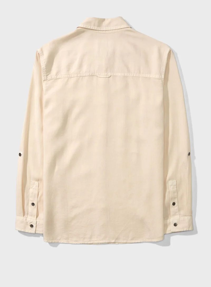 امريكان ايجل Pocket Detail Button Down Shirt