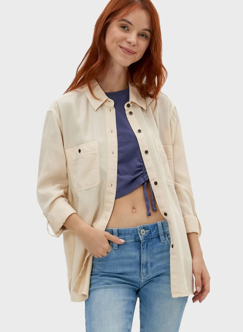 امريكان ايجل Pocket Detail Button Down Shirt