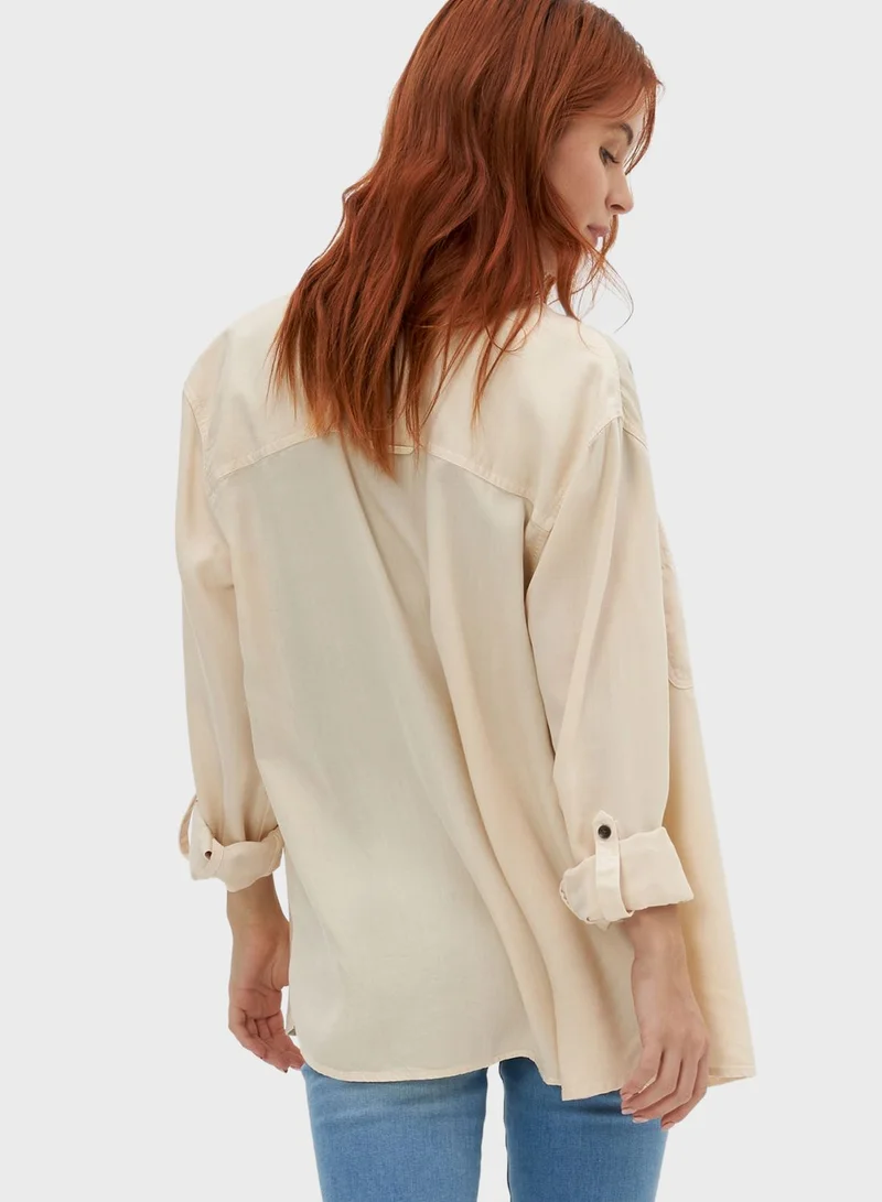 امريكان ايجل Pocket Detail Button Down Shirt