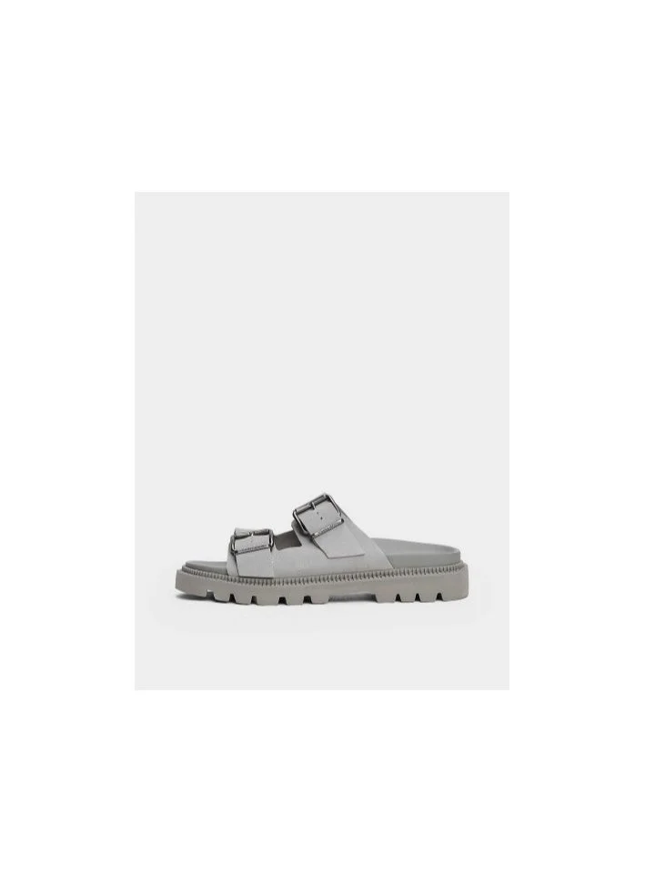 تومي جينز DOUBLE STRAP SUEDE SANDALS